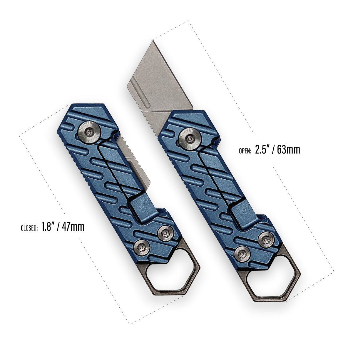 VLKN Micro Titanium Folding Knife