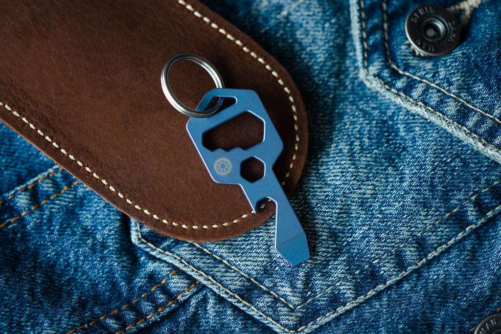 8 in 1 Titanium Multitool Keychain- Bottle Opener, Screwdriver and Wrench